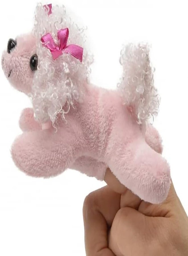 Unipak 1155PO Pink Poodle Plush Finger Puppet, 5-inch Length